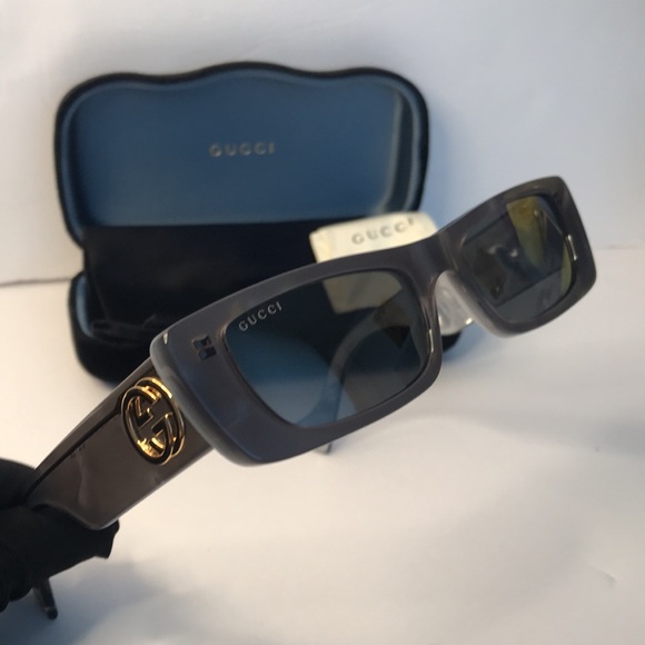 Authentic💯- 🔥🔥 - New - Gucci Eyewear GG0516S 002 rectangular-frame sunglasses - Picture 11 of 15